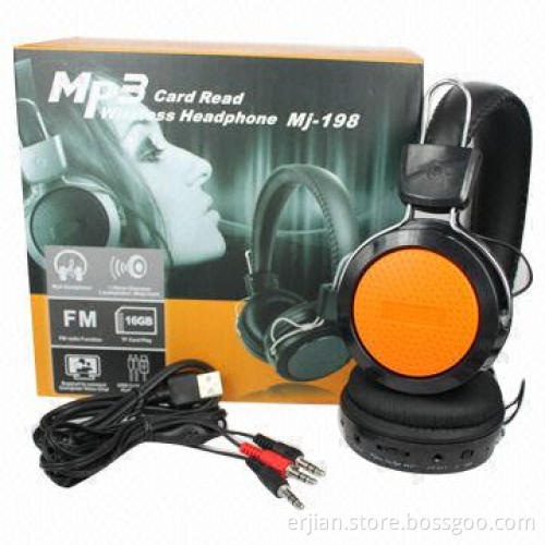Professional Wireless Headphones, Manufacturer Supply with 100mW Power Capability